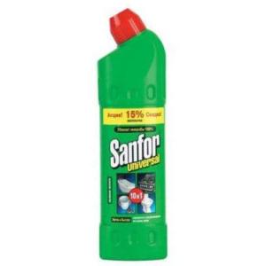 Средство чистящее для санузлов SANFOR Universal 10 в1, гель, 750мл, ХЛОР