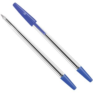 Ручка шариковая FOROFIS One, 1.0мм, корпус прозрачный, стержень СИНИЙ 742025
