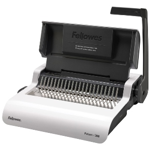 Брошюровочная машина FELLOWES Pulsar+ А4, А5, перефорирует 20л, объем переплета 300л., плласт.пруж.