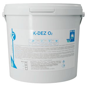 ЧЗ Стиральный порошок дезинфицирующий K-DEZ О2, ведро, 1кг