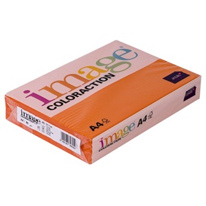 Бумага цветная IMAGE Coloraction Amsterdam, №48, А4, 80г/м2, 500л, оранжевый интенсив, 0617048