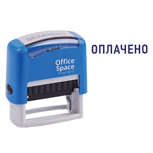 Штамп стандартный OFFICESPACE "ОПЛАЧЕНО", BSt_40509