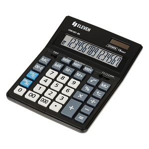 Калькулятор ELEVEN Business Line CDB-1601-BK, 16 разрядов, 205х155мм, черный, 339194