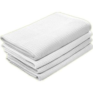 Полотенце вафельное, 45х60см, OFFICECLEAN, 140г/м2, белое