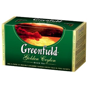 Чай GREENFIELD Golden Ceylon, черный, 25 пакетиков