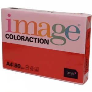 Бумага цветная IMAGE Coloraction Chile, №29, А4, 80г/м2, 500л, красный интенсив, 0617029