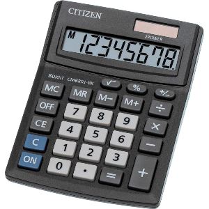 Калькулятор CITIZEN Business Line MINI CMB-801-BK, 8 разрядов,102х137х31мм, черный