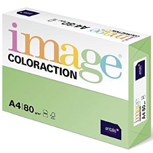 Бумага цветная IMAGE Coloraction Forest, №65, А4, 80г/м2, 500л, зеленая пастель, 0617065