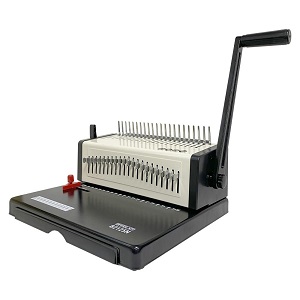 Брошюровочная машина OFFICE KIT B2125N А4, А5 перфорирует 25л, объем переплета 500л